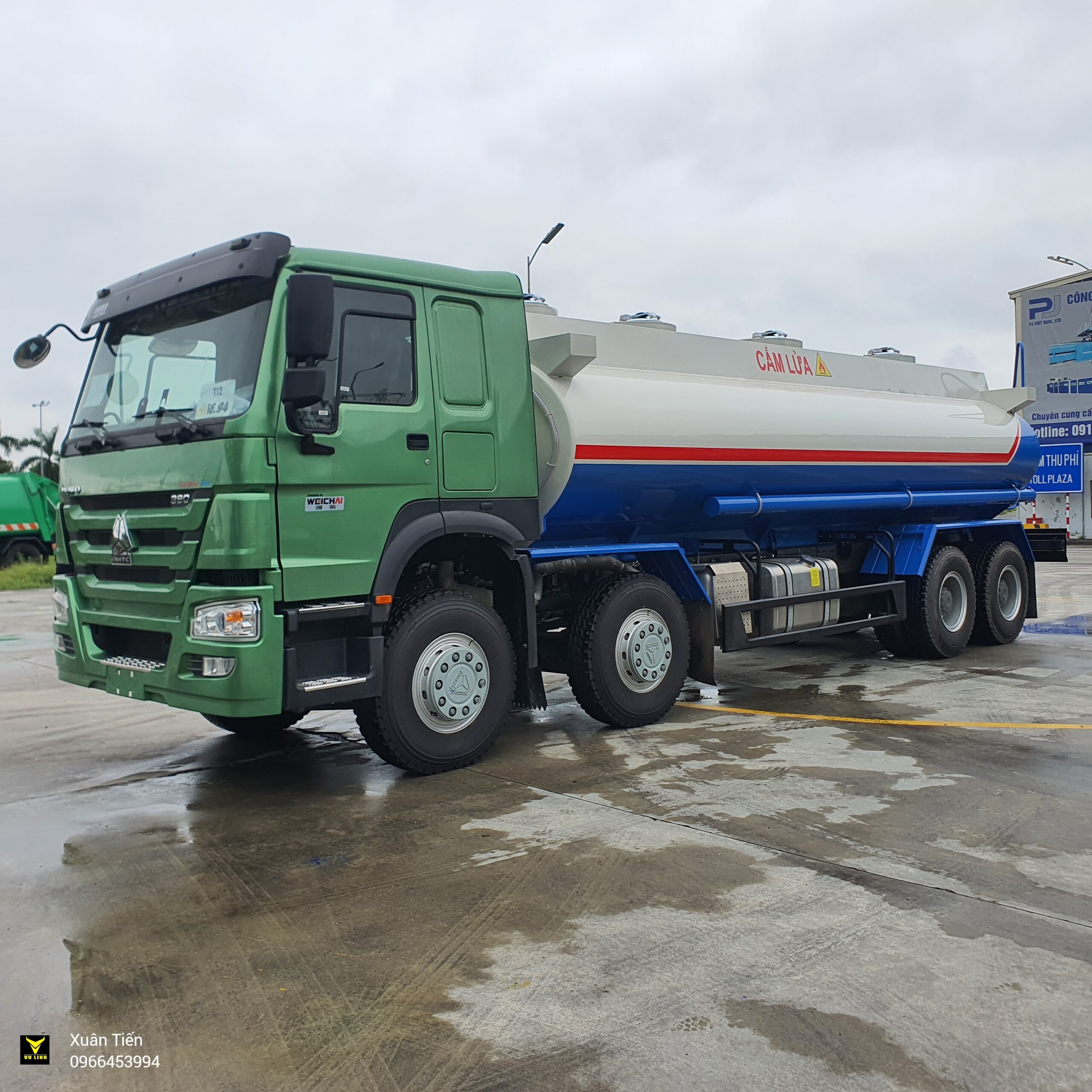 Xe Howo chở xăng 21 khối (1) Xe Howo cho xang 21 khoi 1 scaled