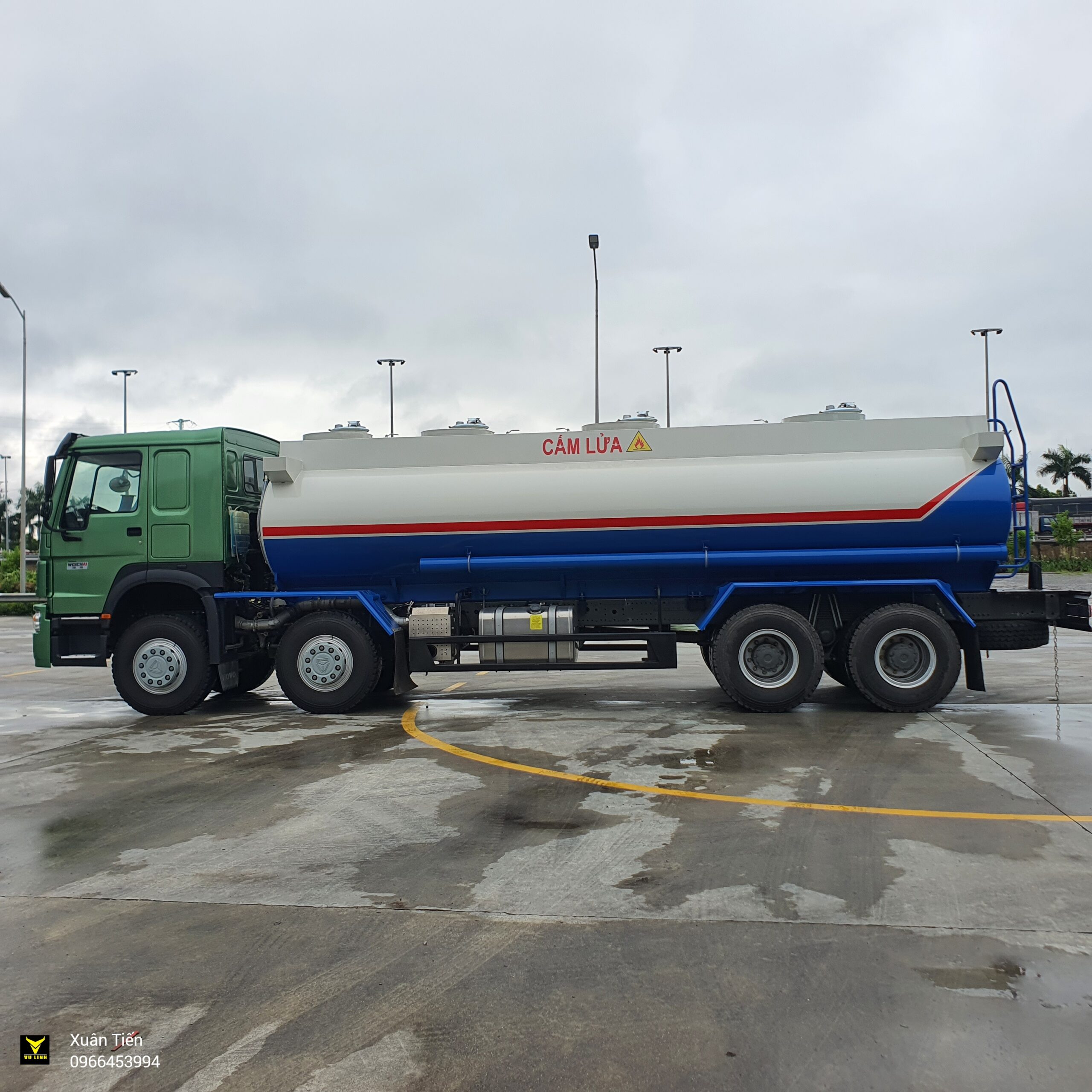 Xe Howo chở xăng 21 khối (2) Xe Howo cho xang 21 khoi 2 scaled