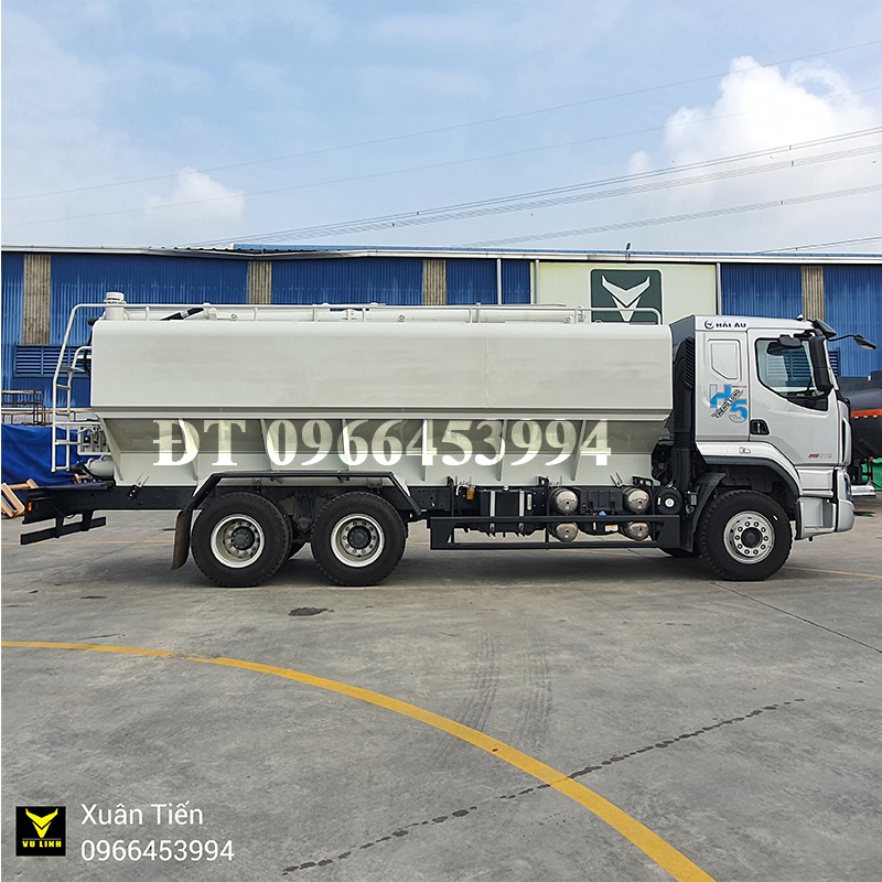 Xe Chenglong bồn chở cám 22 khối (4) Xe Chenglong bon cho cam 22 khoi 4