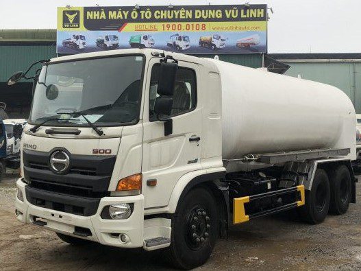 Xe Hino bồn chở khí Oxy (O2) 8 khối hóa lỏng (2) Xe Hino bon cho khi Oxy O2 8 khoi hoa long 2
