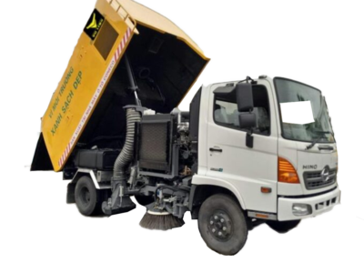 Xe quét đường hút bụi Hino 6 khối
