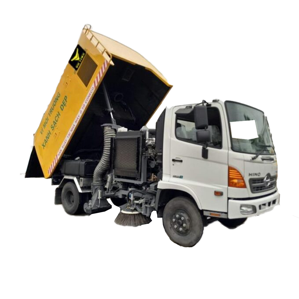 Xe quét đường Hino 6 khối Xe quet duong Hino 6 khoi