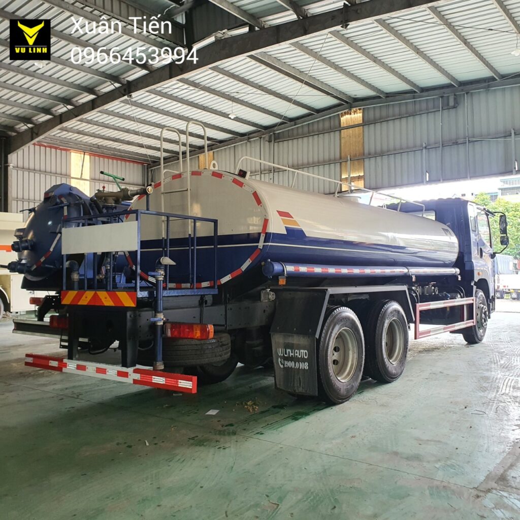 Xe Faw Phun Nước Rửa Đường 13 khối (2) Xe Faw Phun Nuoc Rua Duong 13 khoi 2