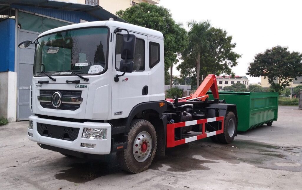 Xe Hooklift Dongfeng 14 khối (18) Xe Hooklift Dongfeng 14 khoi 18