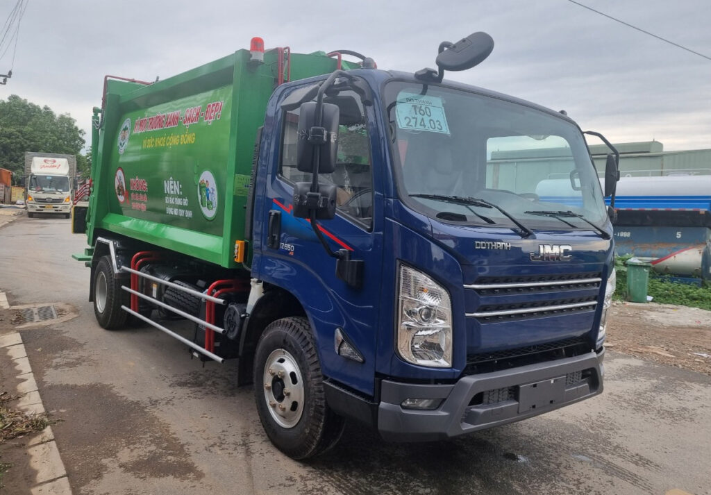 Xe ép rác JMC 10 khối (3) Xe ep rac JMC 10 khoi 3