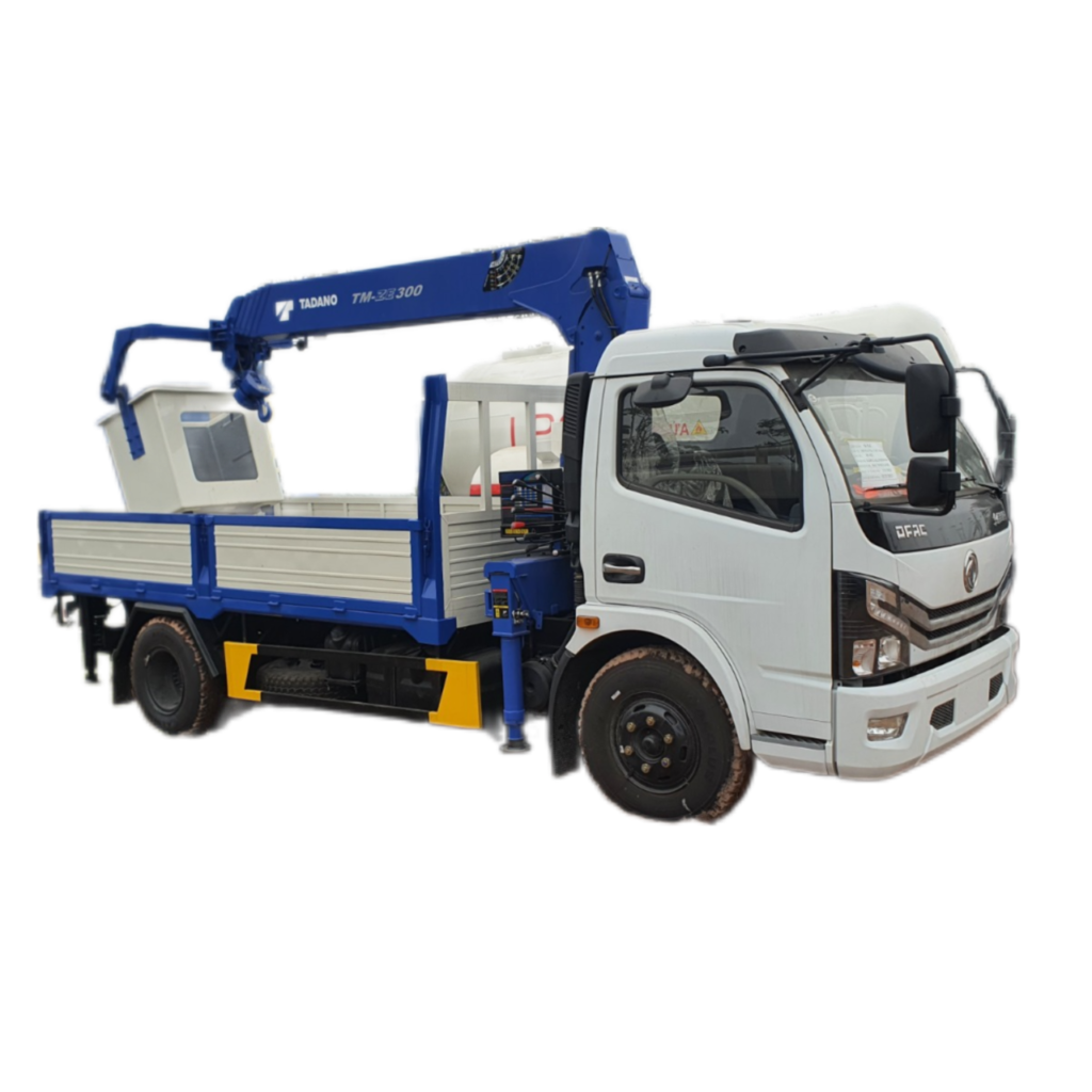 Xe tải gắn cẩu Dongfeng 3 tấn 5 đốt Xe tai gan cau Dongfeng 3 tan 5 dot