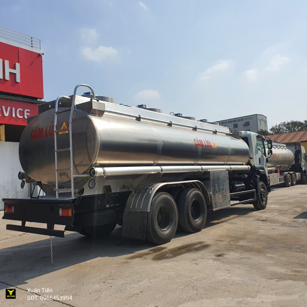 Xe Isuzu Bồn Chở Xăng 20 Khối (2) Xe Isuzu Bon Cho Xang 20 Khoi 2