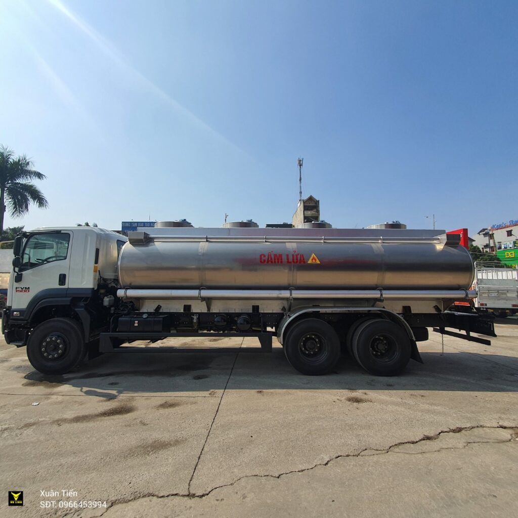 Xe Isuzu Bồn Chở Xăng 20 Khối (4) Xe Isuzu Bon Cho Xang 20 Khoi 4