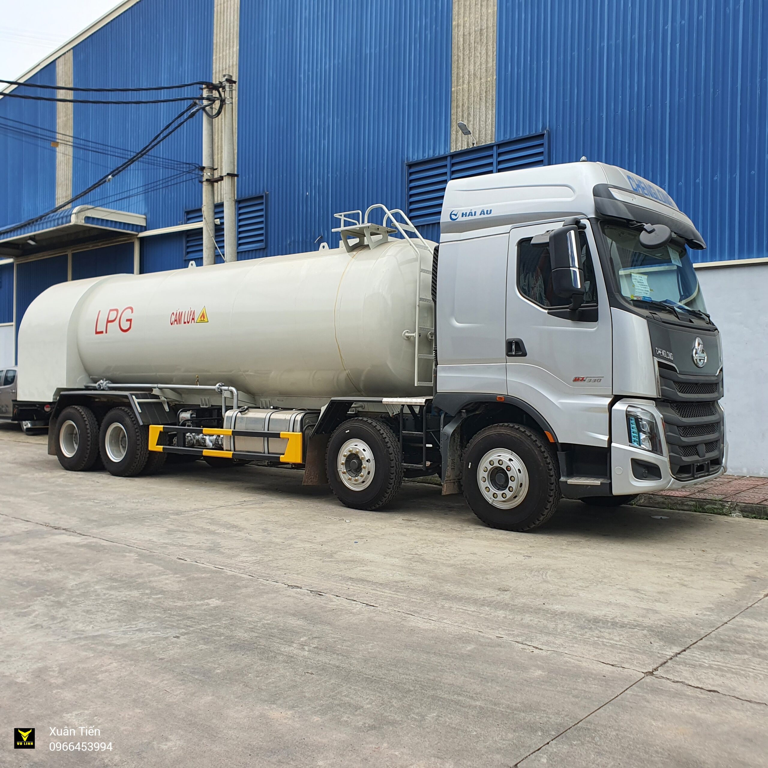 Xe Chenglong chở khí hóa lỏng LPG 24 khối (1) Xe Chenglong cho khi hoa long LPG 24 khoi 1 scaled